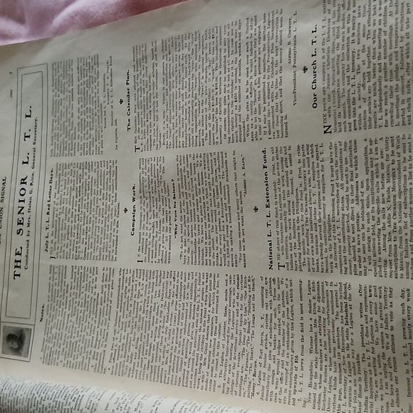 *RARE* ANTIQUE 1903 "THE UNION SIGNAL" WOMENS' MOVEMENT NEWSPAPER - Picture 3 of 5